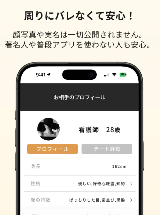 バチェラーデートは顔写真や実名非公開で立場ある男性も安心