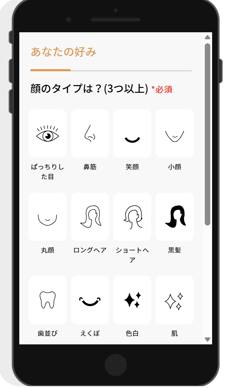 バチェラーデートの流れ｜希望条件の見た目