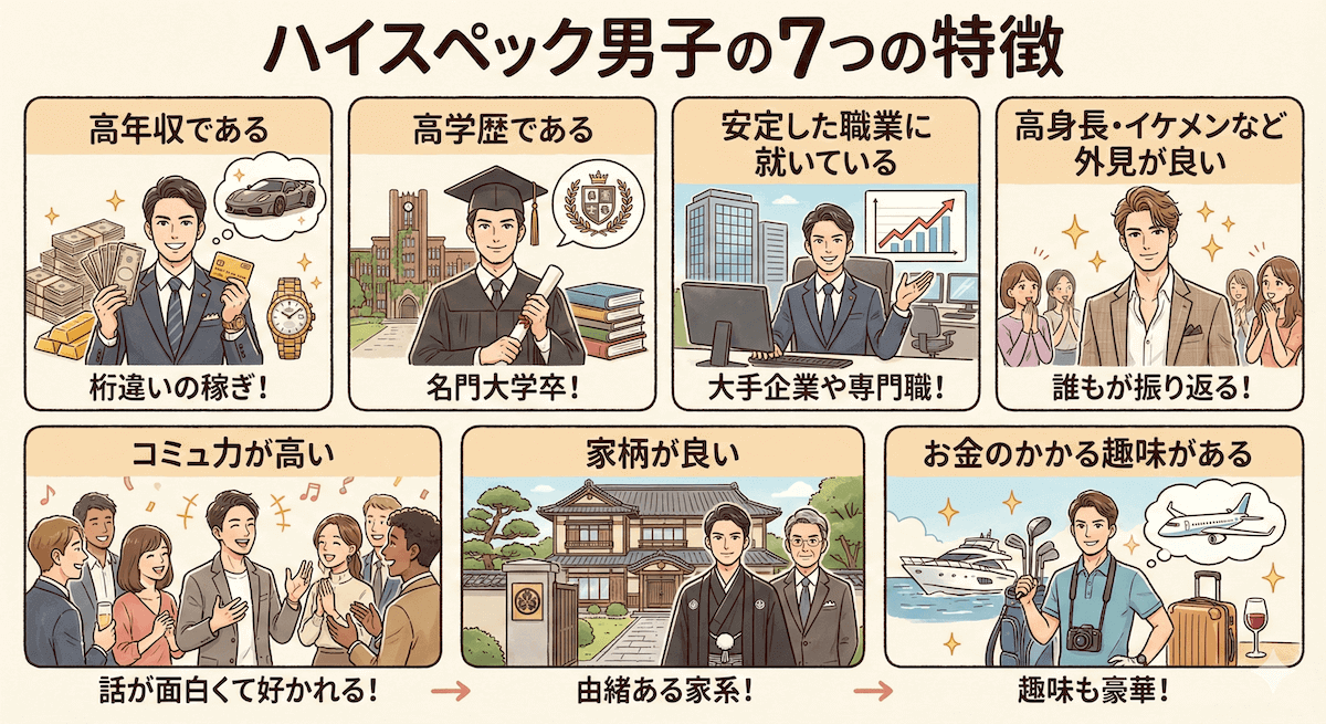 ハイスペック男子の7つの特徴