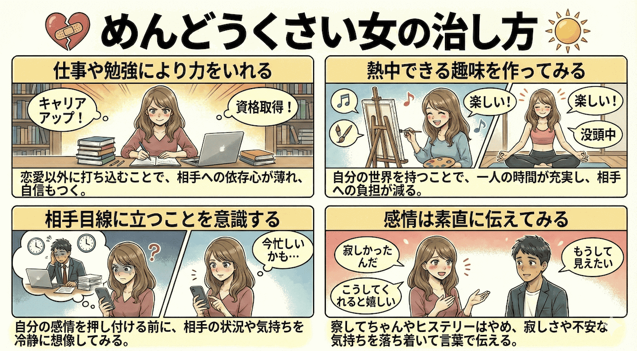 めんどうくさい女の治し方・卒業方法