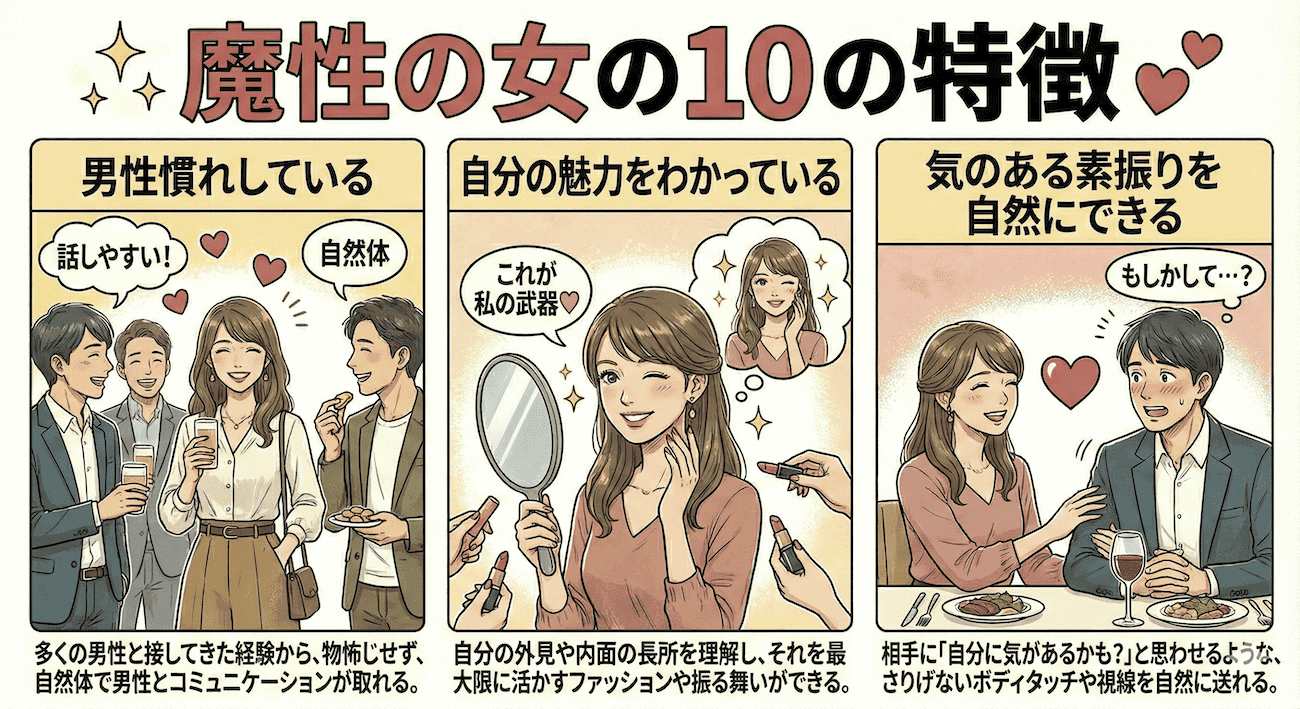 魔性の女の10の特徴