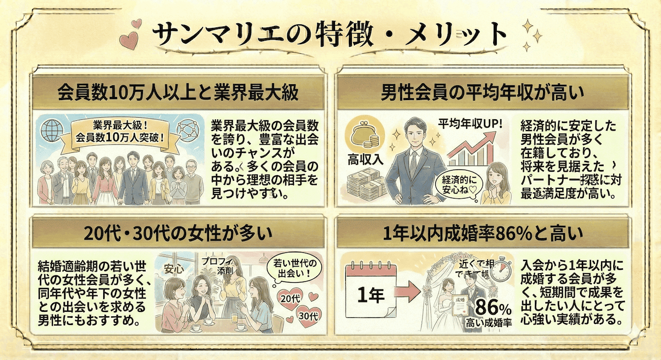 サンマリエの特徴・メリット