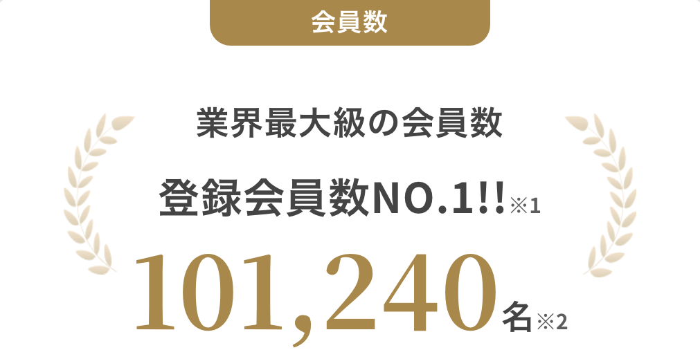 サンマリエの特徴｜会員数10万人以上と業界最大級