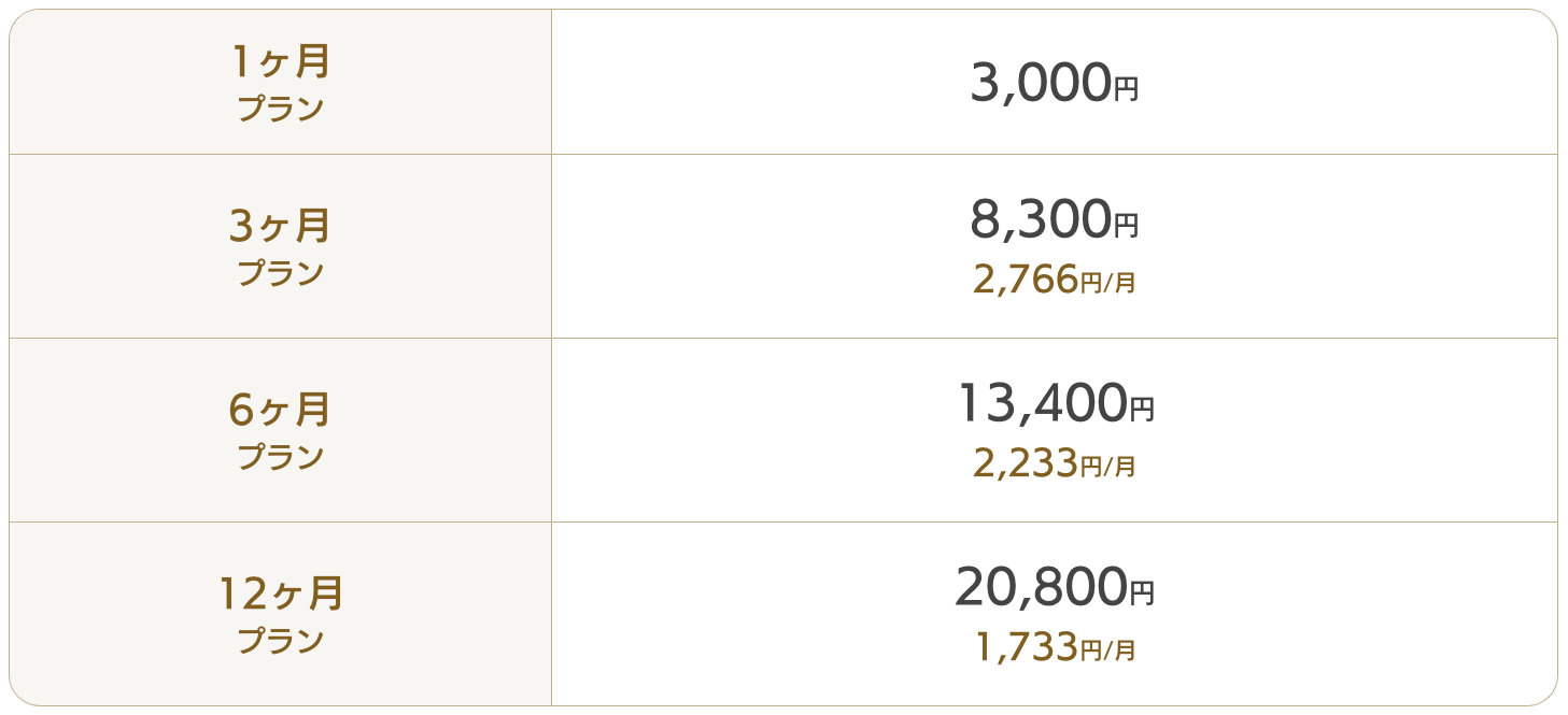 マリッシュのプレミアムオプション