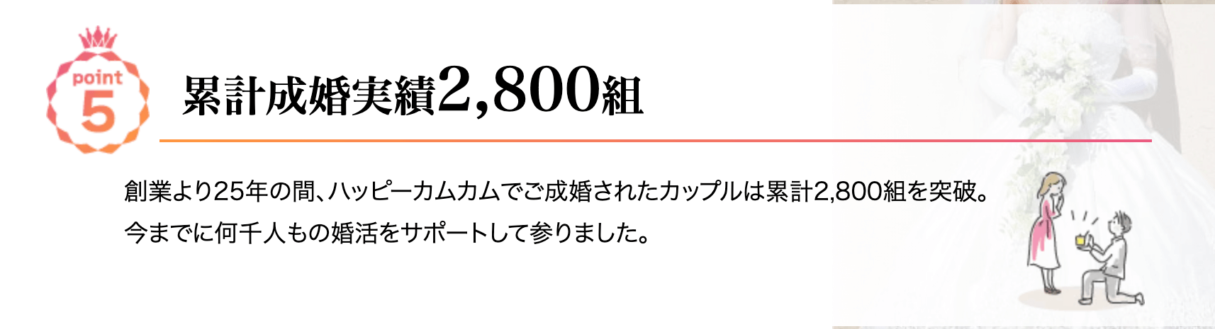 ハイクラス向けおすすめの結婚相談所｜ハッピーカムカムの圧倒的な成婚実績